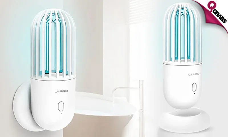 LYFRO Hova Portable UVC & Ozone Sanitizing Lamp!